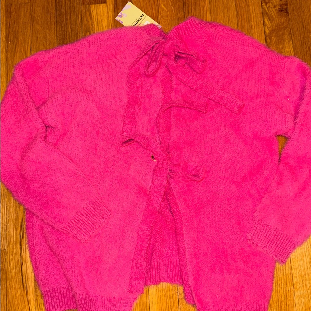 NWT ee:some Bow Back Shirt Size M/L - Picture 3 of 4